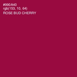 #990A40 - Rose Bud Cherry Color Image