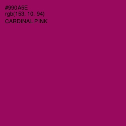 #990A5E - Cardinal Pink Color Image