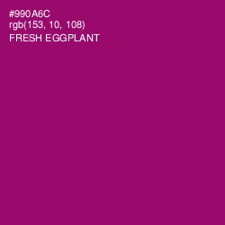 #990A6C - Fresh Eggplant Color Image