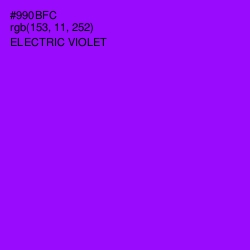 #990BFC - Electric Violet Color Image