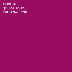 #990C5F - Cardinal Pink Color Image