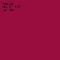 #990D3E - Paprika Color Image