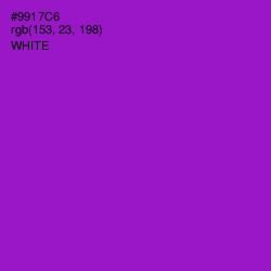 #9917C6 - Electric Violet Color Image