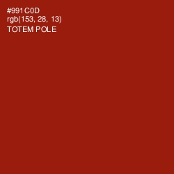 #991C0D - Totem Pole Color Image