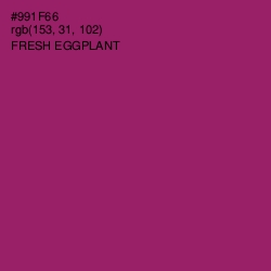 #991F66 - Fresh Eggplant Color Image