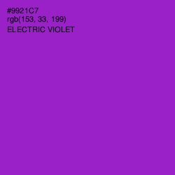 #9921C7 - Electric Violet Color Image