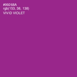#99268A - Vivid Violet Color Image