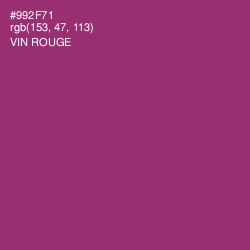 #992F71 - Vin Rouge Color Image