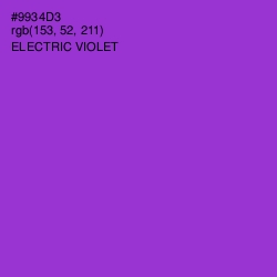 #9934D3 - Electric Violet Color Image