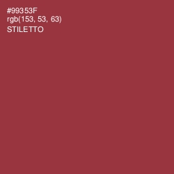 #99353F - Stiletto Color Image
