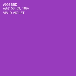 #993BBD - Vivid Violet Color Image