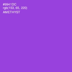 #9941DC - Amethyst Color Image