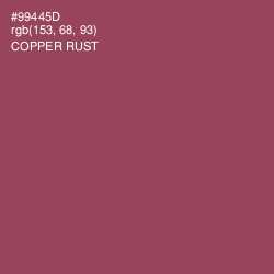 #99445D - Copper Rust Color Image
