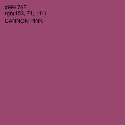 #99476F - Cannon Pink Color Image