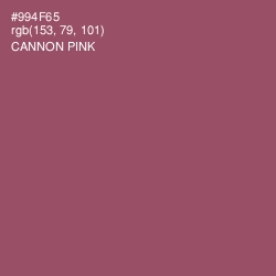 #994F65 - Cannon Pink Color Image