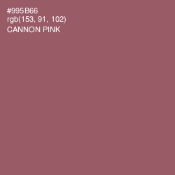 #995B66 - Cannon Pink Color Image