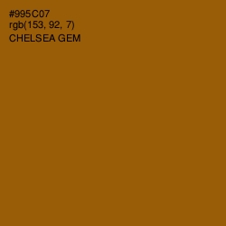 #995C07 - Chelsea Gem Color Image