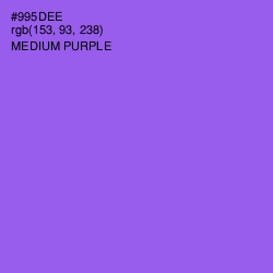 #995DEE - Medium Purple Color Image