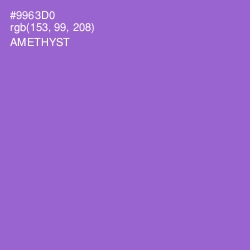 #9963D0 - Amethyst Color Image