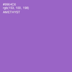 #9964C6 - Amethyst Color Image