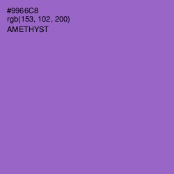 #9966C8 - Amethyst Color Image