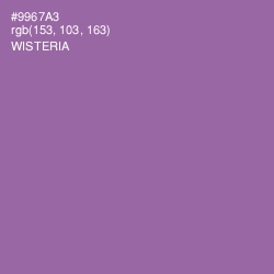 #9967A3 - Wisteria Color Image