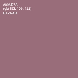 #996D7A - Bazaar Color Image