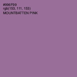 #996F99 - Mountbatten Pink Color Image