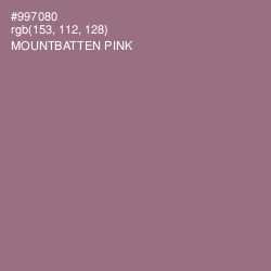 #997080 - Mountbatten Pink Color Image