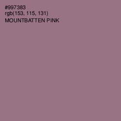 #997383 - Mountbatten Pink Color Image