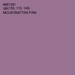 #997391 - Mountbatten Pink Color Image