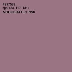 #997583 - Mountbatten Pink Color Image