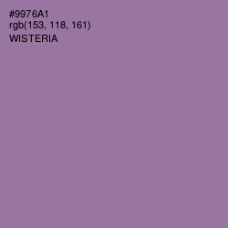 #9976A1 - Wisteria Color Image