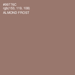 #99776C - Almond Frost Color Image