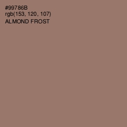 #99786B - Almond Frost Color Image