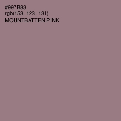 #997B83 - Mountbatten Pink Color Image