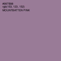 #997B98 - Mountbatten Pink Color Image