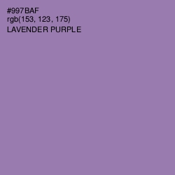 #997BAF - Lavender Purple Color Image