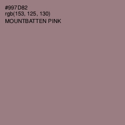 #997D82 - Mountbatten Pink Color Image