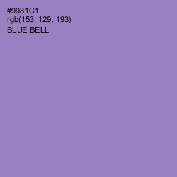 #9981C1 - Blue Bell Color Image