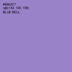 #9982C7 - Blue Bell Color Image