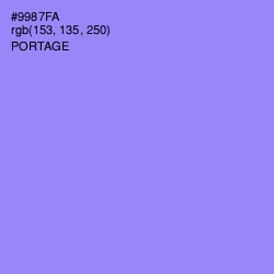 #9987FA - Portage Color Image