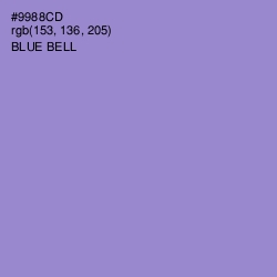 #9988CD - Blue Bell Color Image