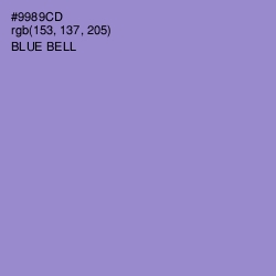 #9989CD - Blue Bell Color Image