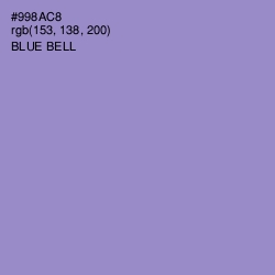 #998AC8 - Blue Bell Color Image