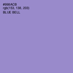 #998ACB - Blue Bell Color Image