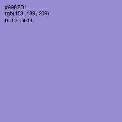#998BD1 - Blue Bell Color Image