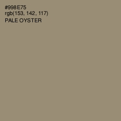#998E75 - Pale Oyster Color Image