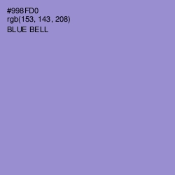 #998FD0 - Blue Bell Color Image