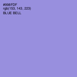 #998FDF - Blue Bell Color Image